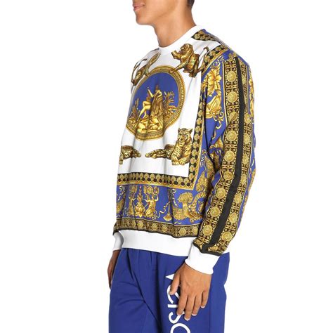 felpa versace stampa signature